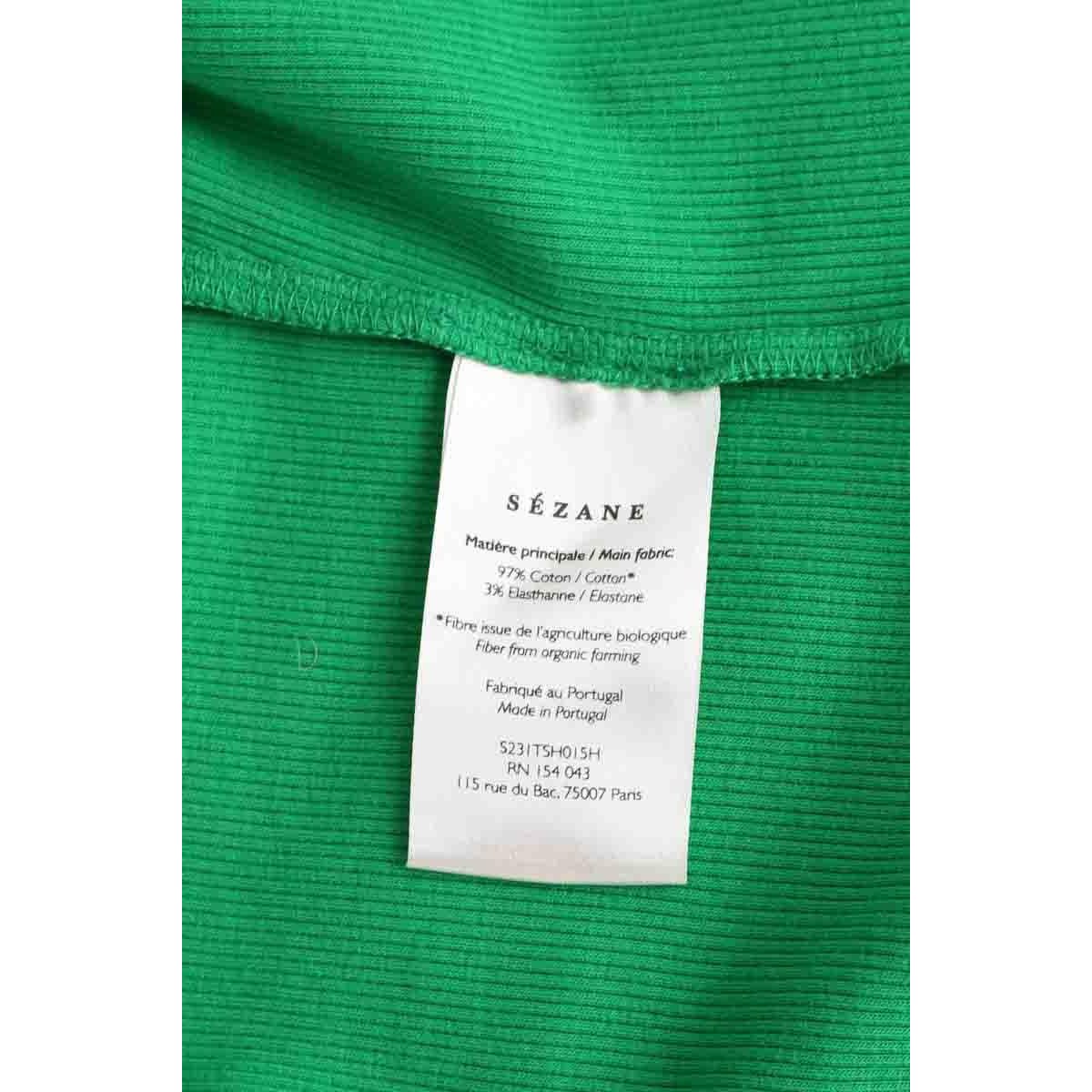 Top sans manche - Très Bon État vert, SEZANE