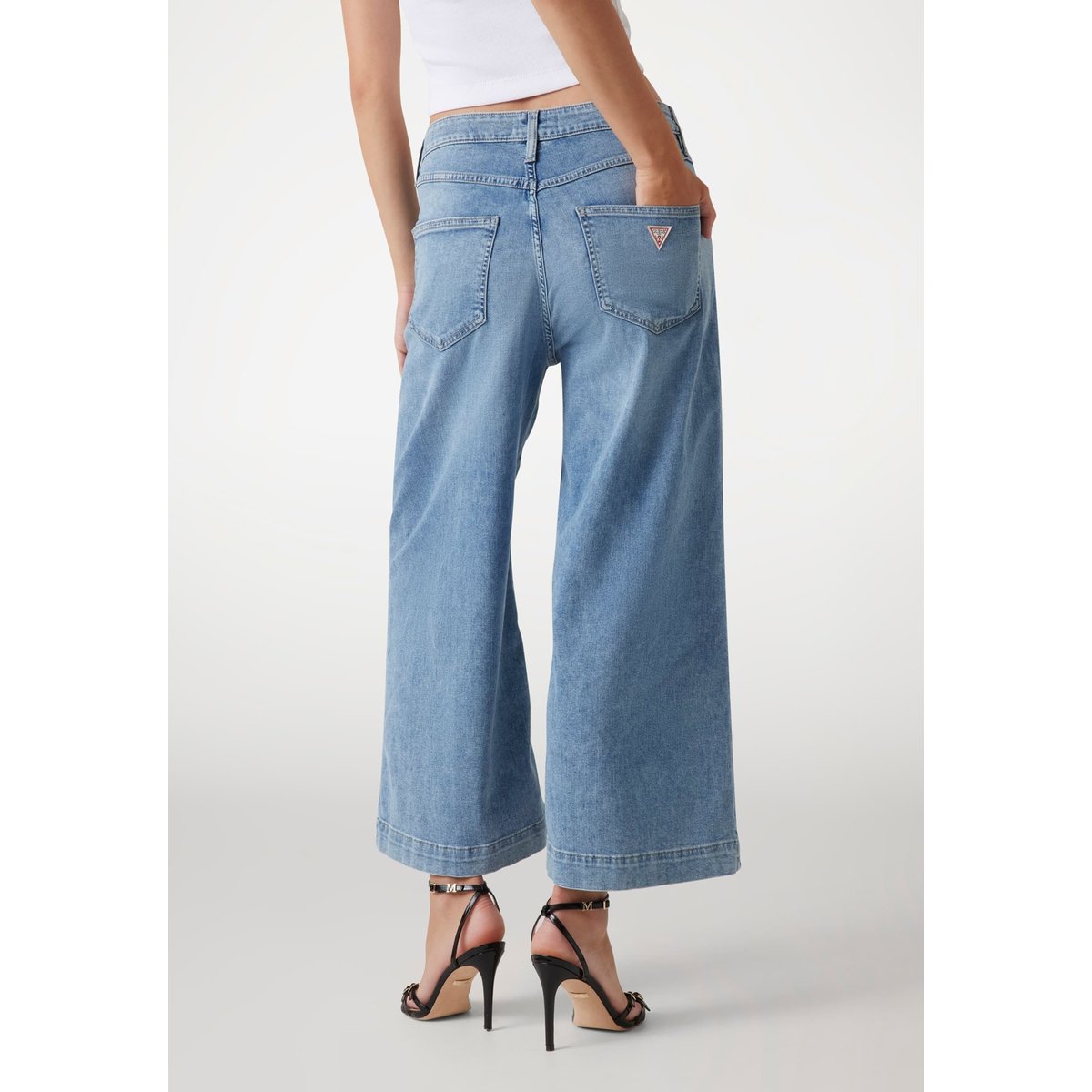 Jean Large Bellflower bleu clair, GUESS