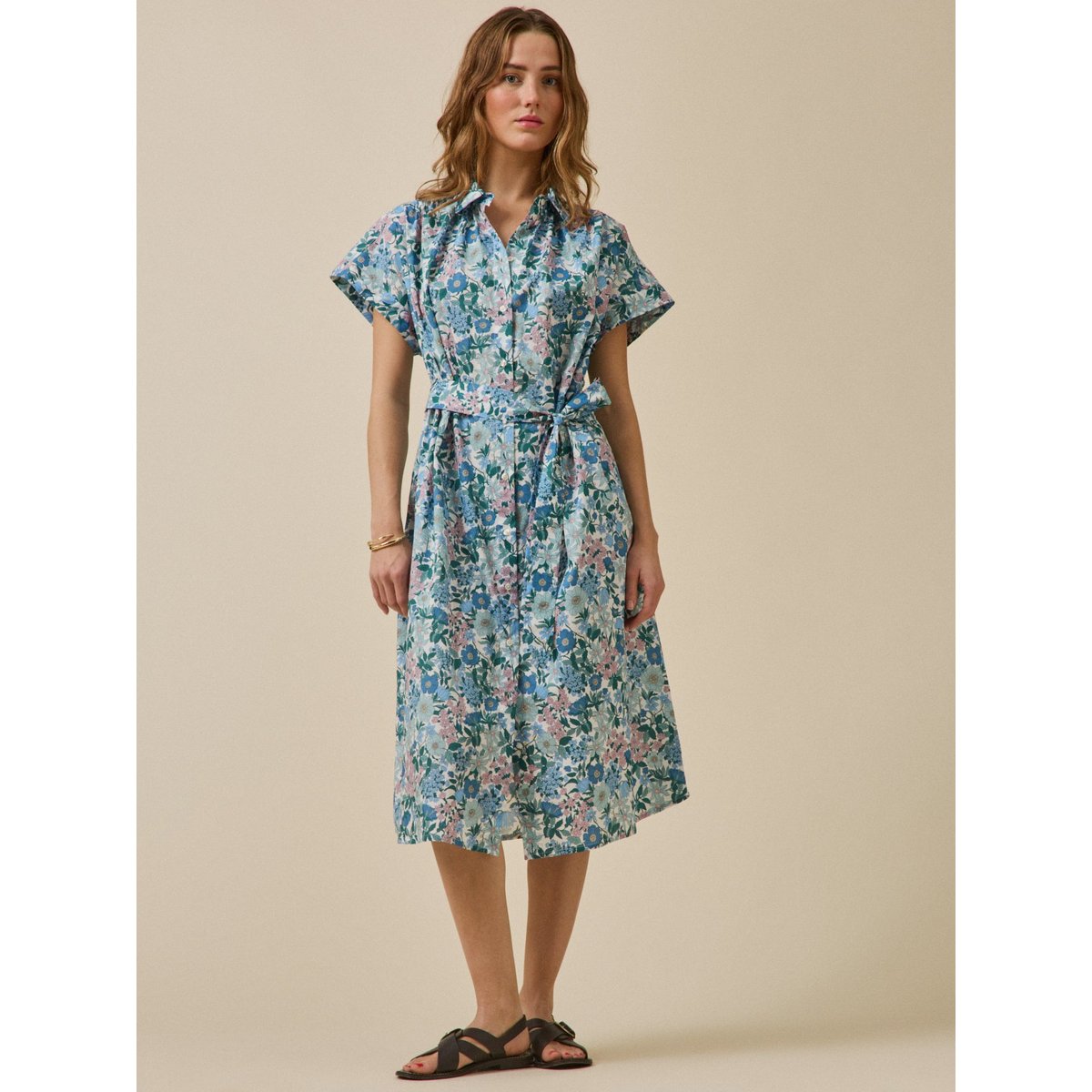 Robe sans manches tissu Liberty - Limited Collection liberty clara bell, CYRILLUS
