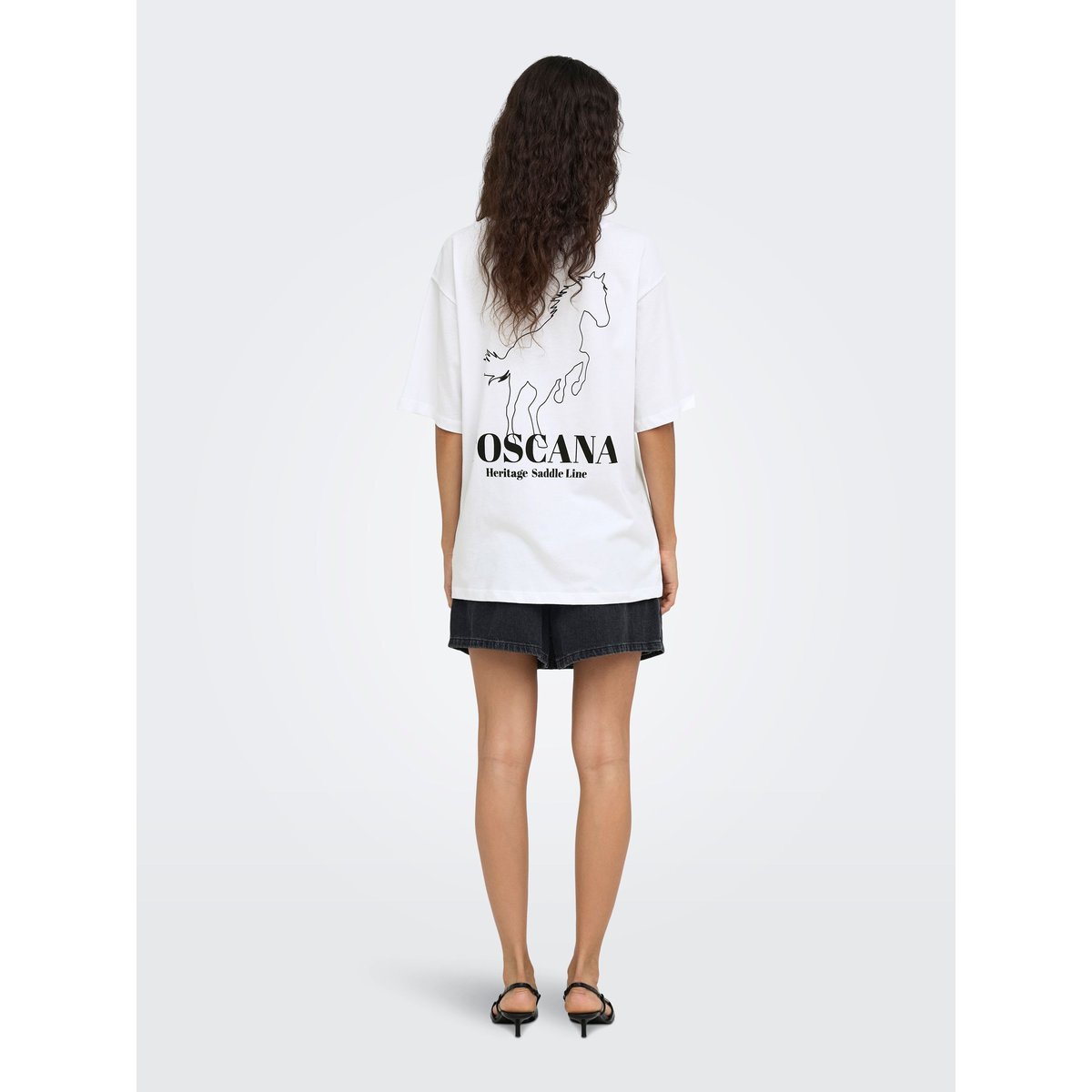 T-Shirt bright white, ONLY