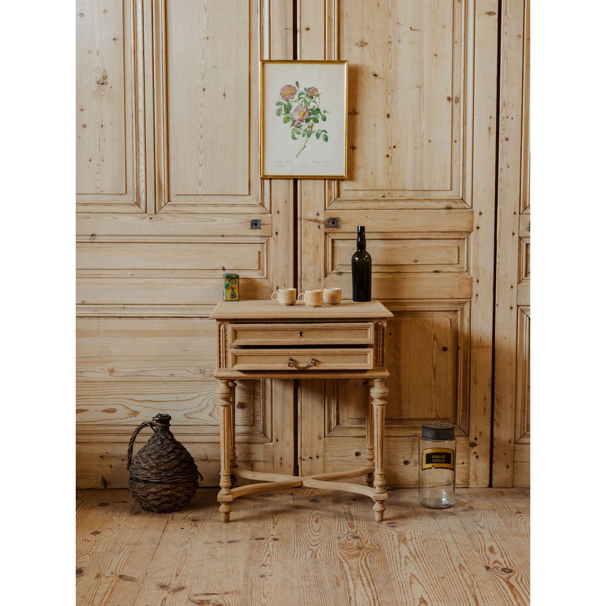Meuble d'appoint en bois Gilbert N°1557 - Bon état bois clair, DEBONGOUT