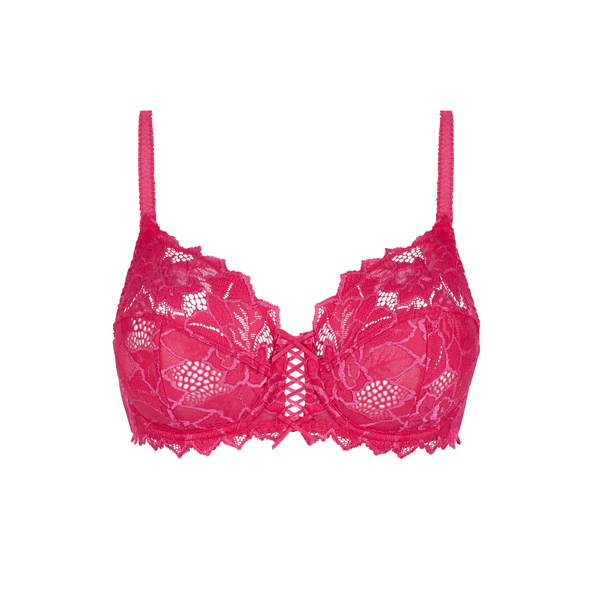 Soutien gorge emboitant avec armatures Arum rose fluo, SANS COMPLEXE