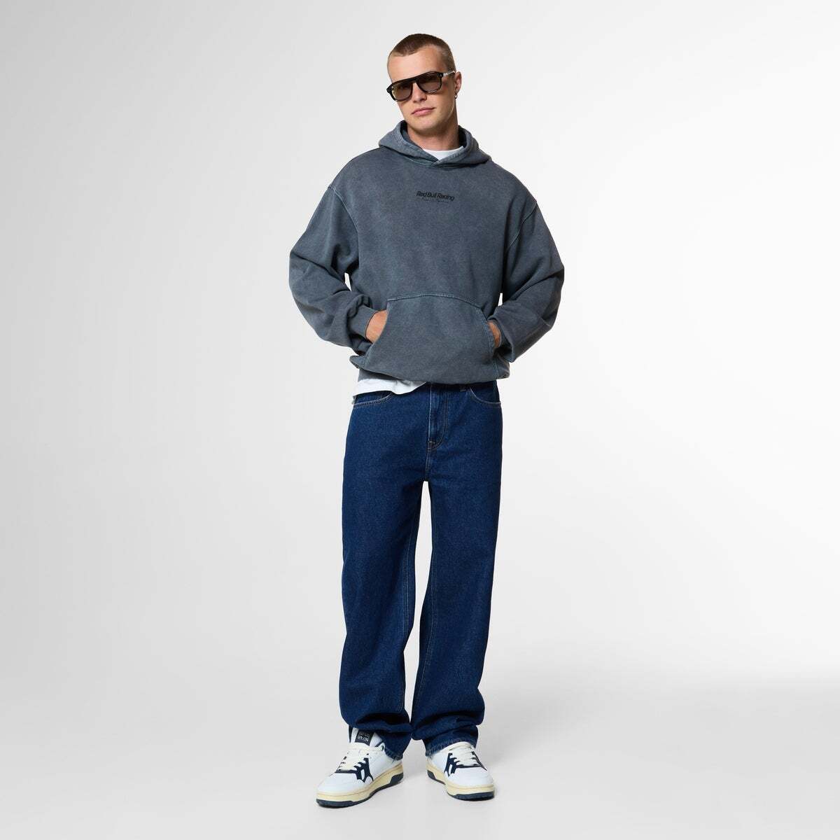 Red Bull Racing Sweat À Capuche Coupe Loose gris industriel, PEPE JEANS