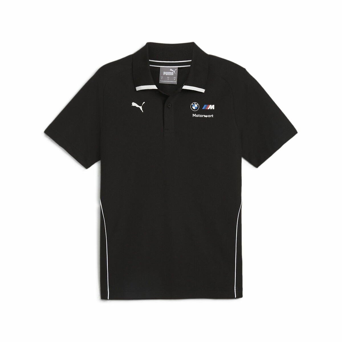 Polo manches courtes BMW noir, PUMA