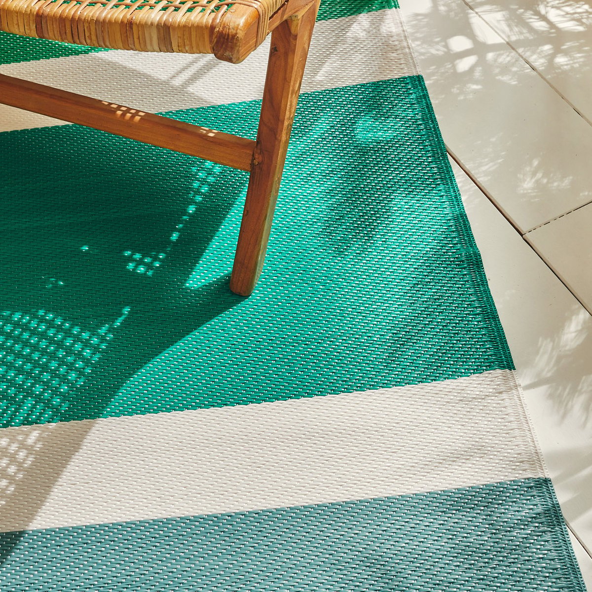 Tapis dégradé extérieur CAPRI vert, NAZAR RUGS