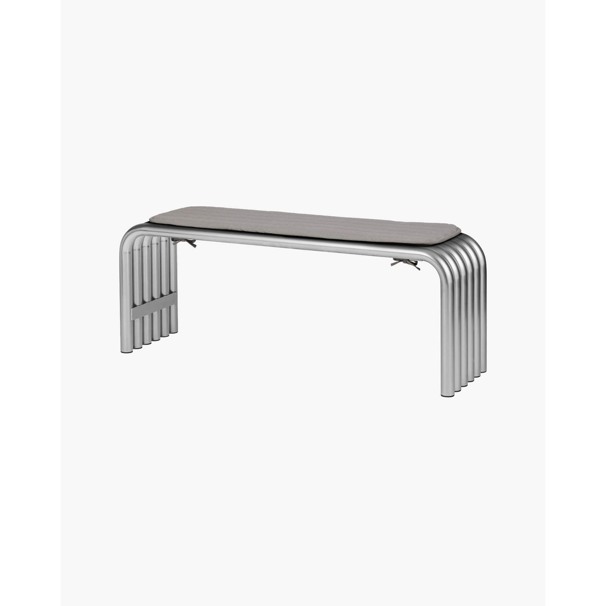 Coussin de banc Nokk, imperméable, 98 x 29,5 x 1 cm gris clair, NOO.MA