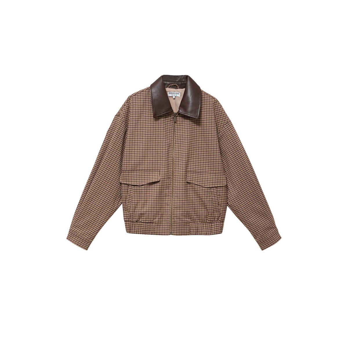 Blouson oversize manches longues doublé ficelle, BONOBO