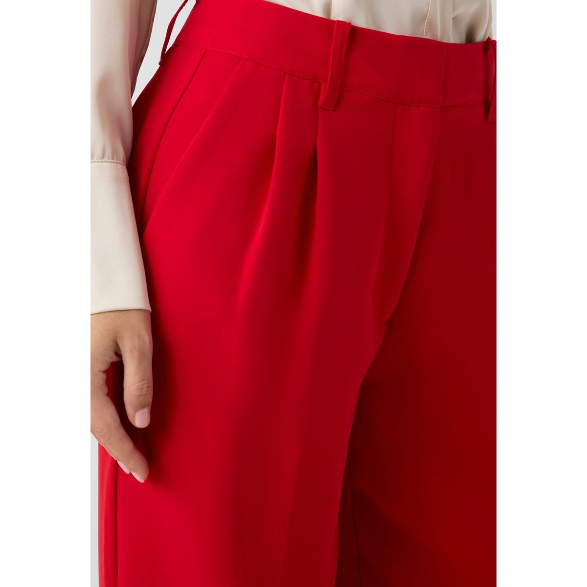 Pantalons Sur Mesure rouge, GUESS