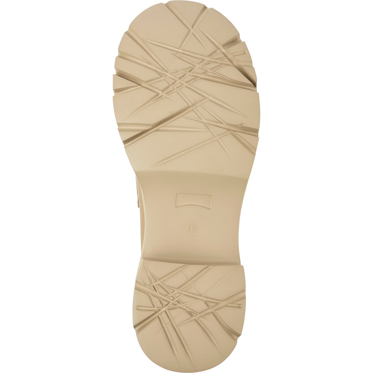 Mocassins Milah cuir beige moyen, CAMPER