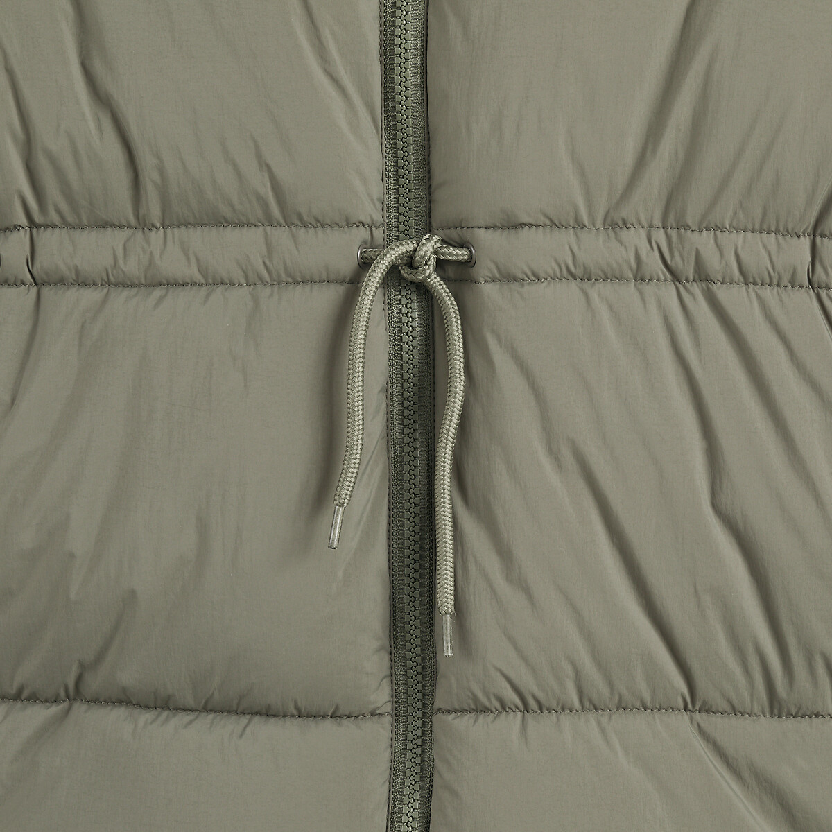 Doudoune chaude à capuche kaki, LA REDOUTE COLLECTIONS