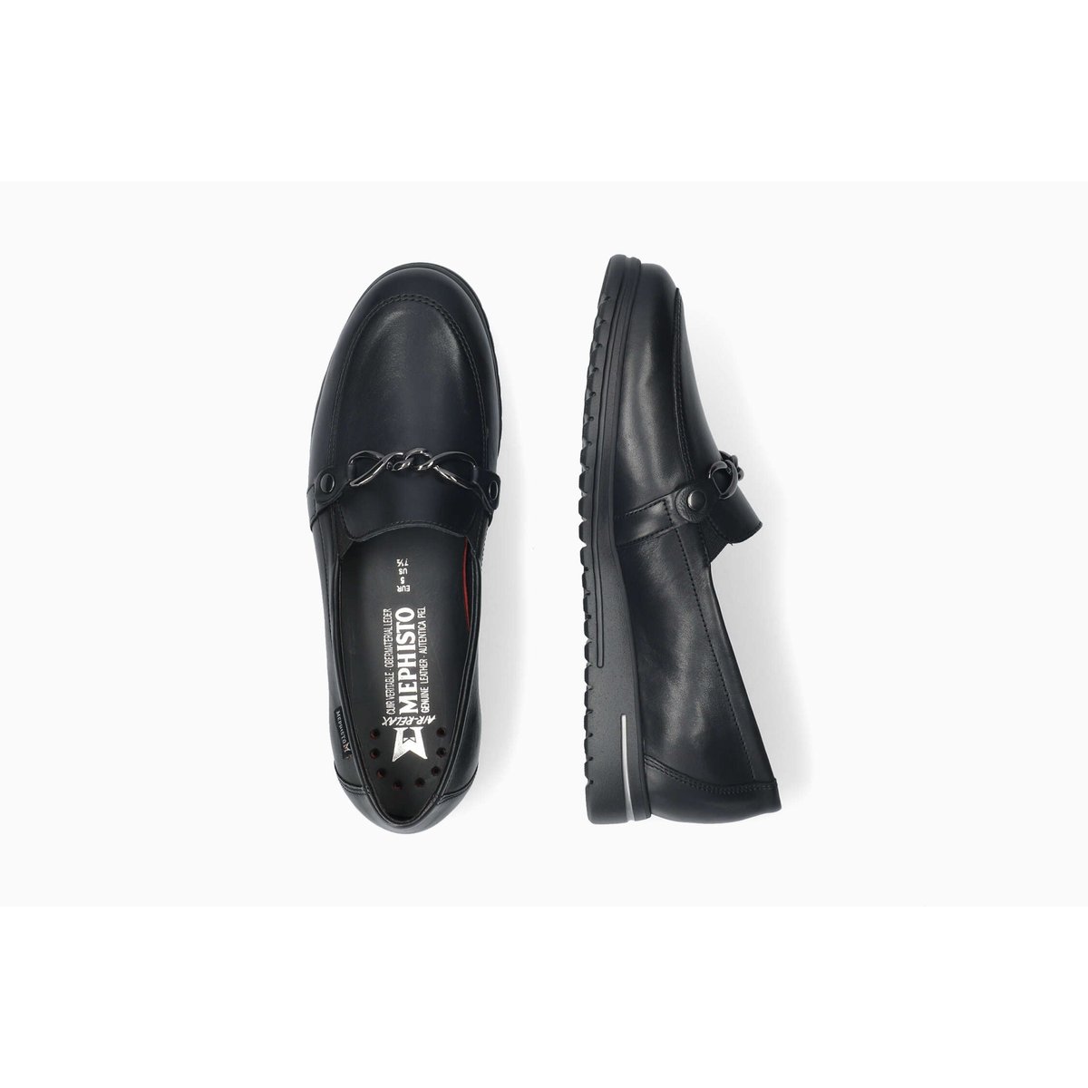 Mocassins en cuir JULIANA noir 4, MEPHISTO