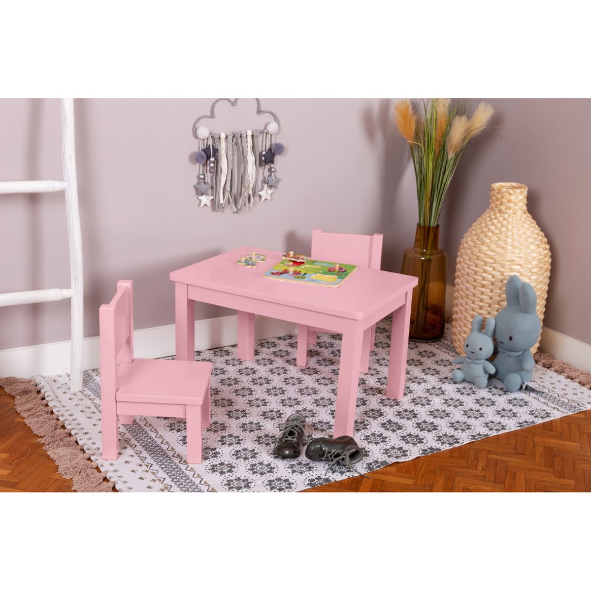 Ma première table Enfant Montessori 1-4 ans rose, PIOUPIOU ET MERVEILLES