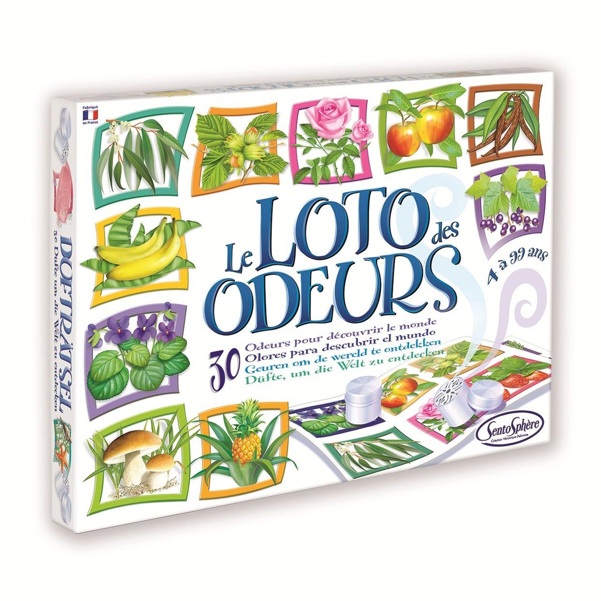 Le loto des odeurs blanc, SENTOSPHERE