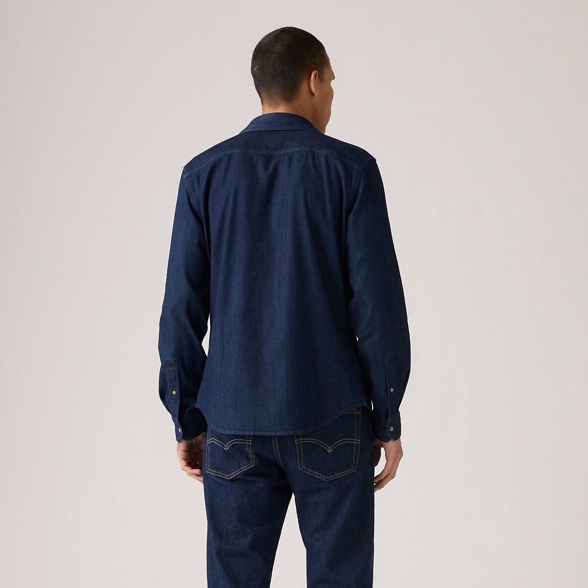 Chemise denim slim LS Battery bleu, LEVI'S