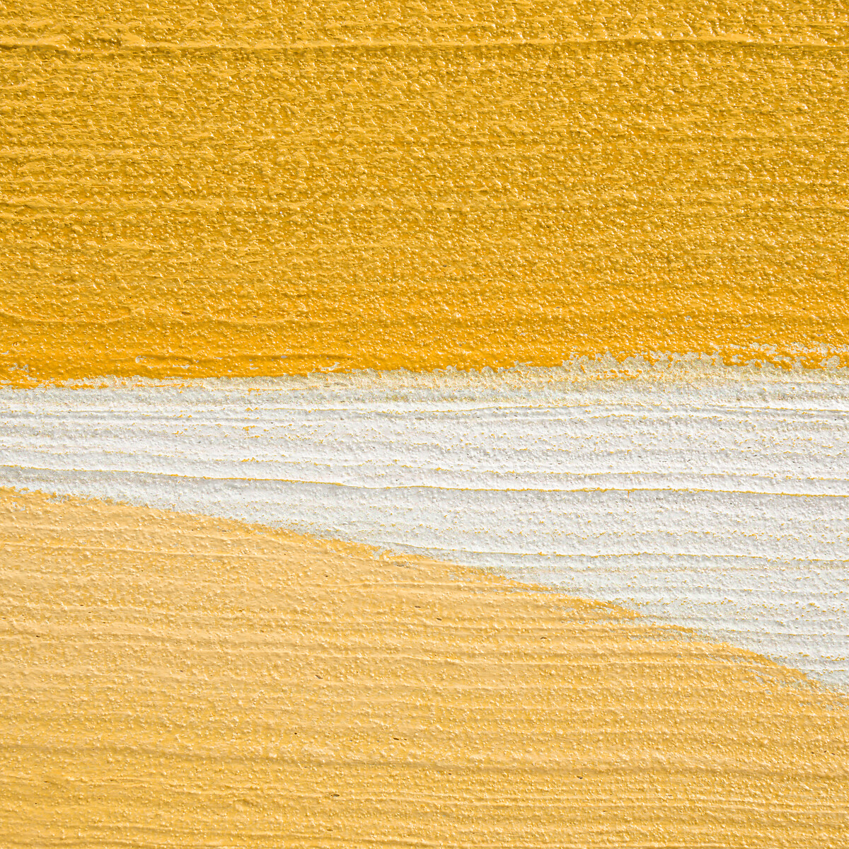 Tableau peint à la main, Horiz jaune, AM.PM