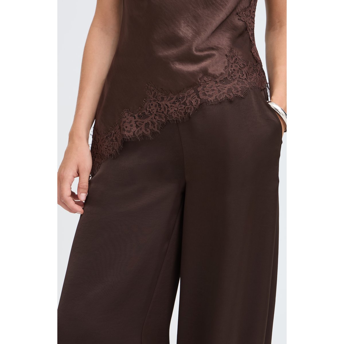 Pantalon décontracté marron java, B.YOUNG