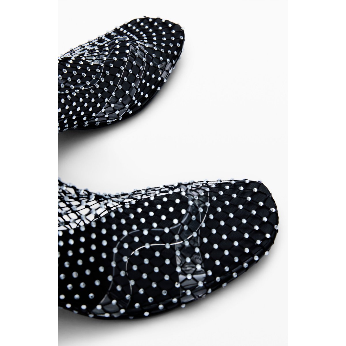Sandales strass noir, DESIGUAL