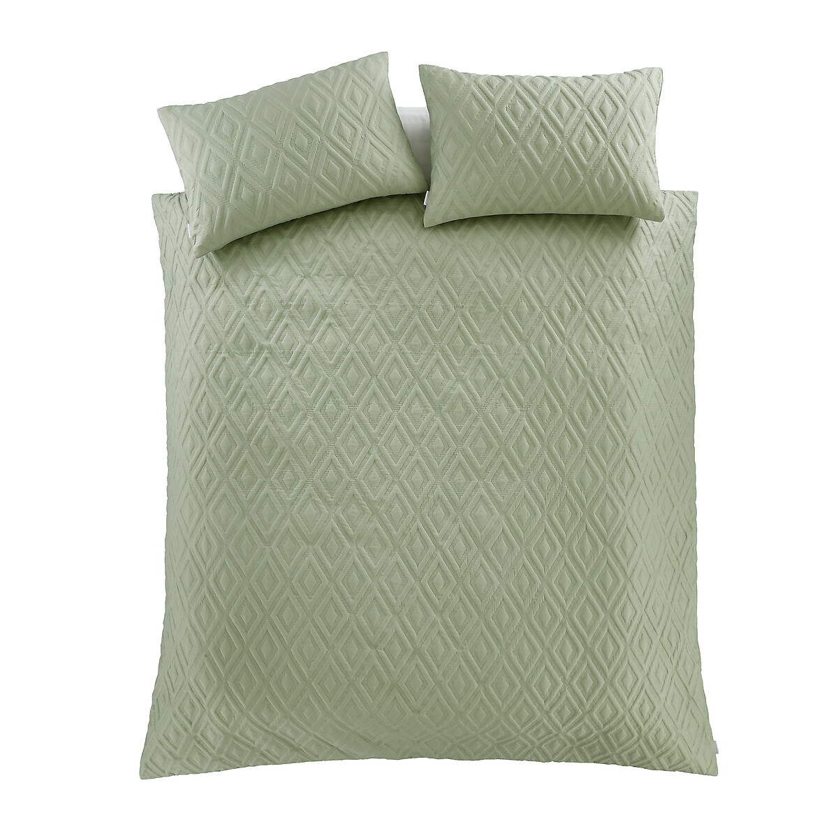 Jacob Geo Duvet Cover and Pillowcase Set sage, CATHERINE LANSFIELD