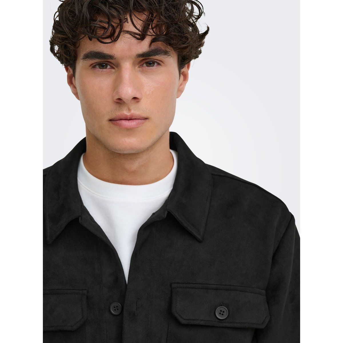 Surchemise black, ONLY & SONS