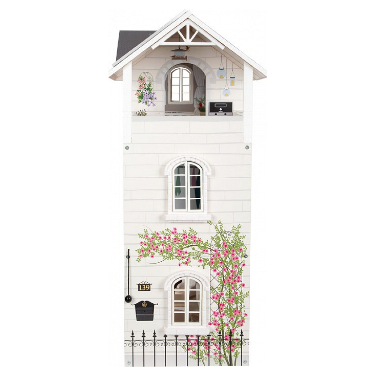 Maison de Poupee Villa et accessoires couleur unique, SMALL FOOT
