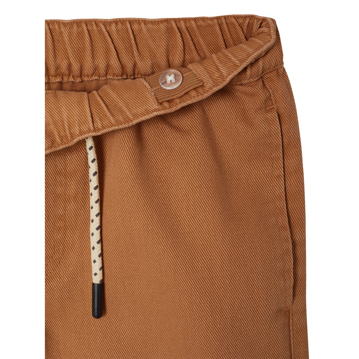 Bermuda en twill camel, VERTBAUDET