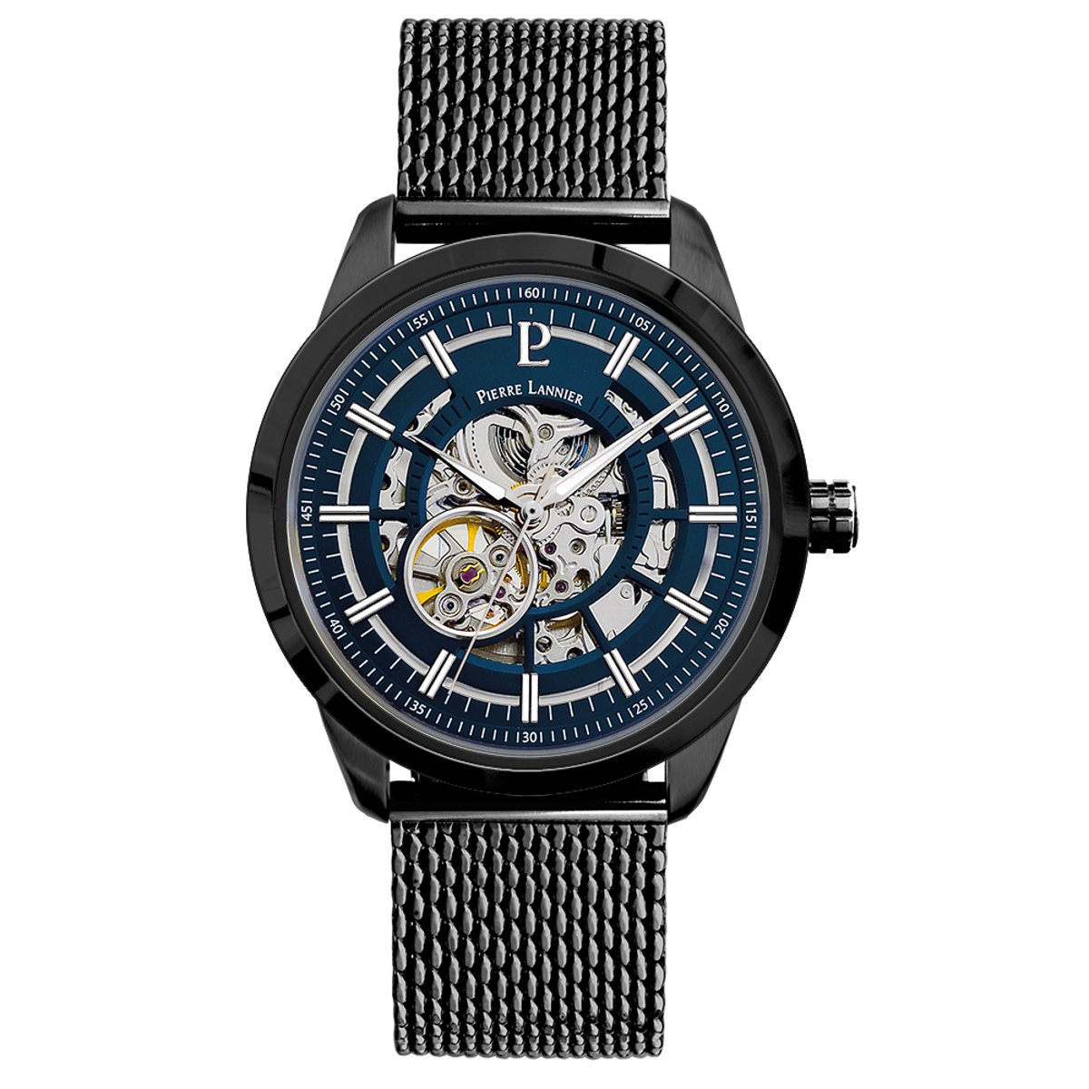 Montre Analogique AUTOMATIC bleu bleu bleu, PIERRE LANNIER