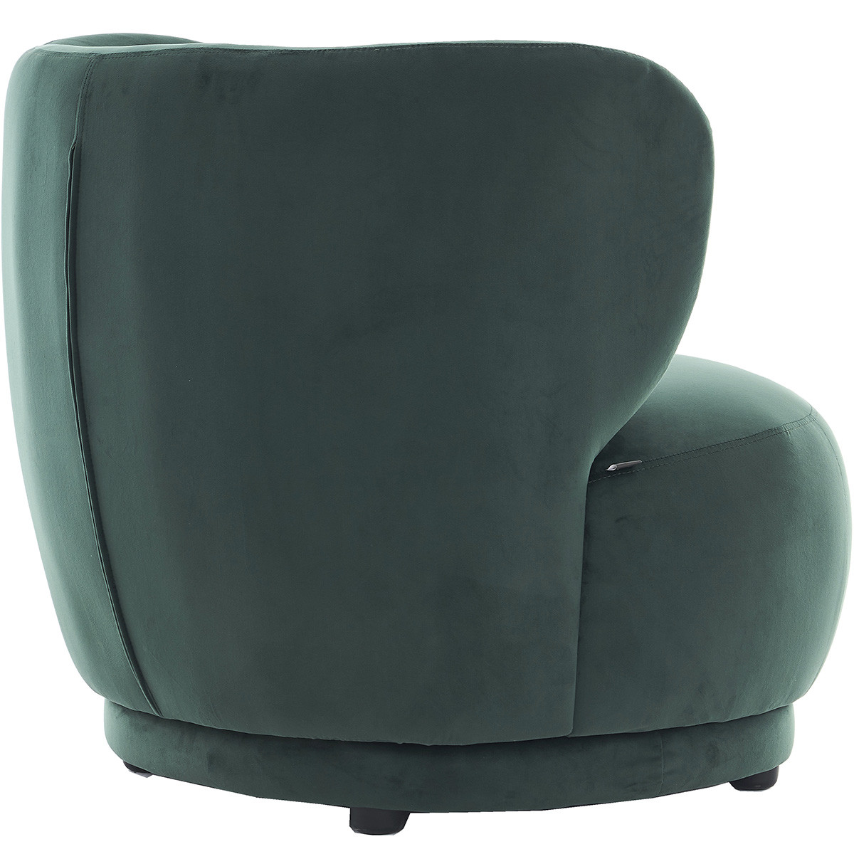 Fauteuil en velours - ESTER vert, HOMIFAB