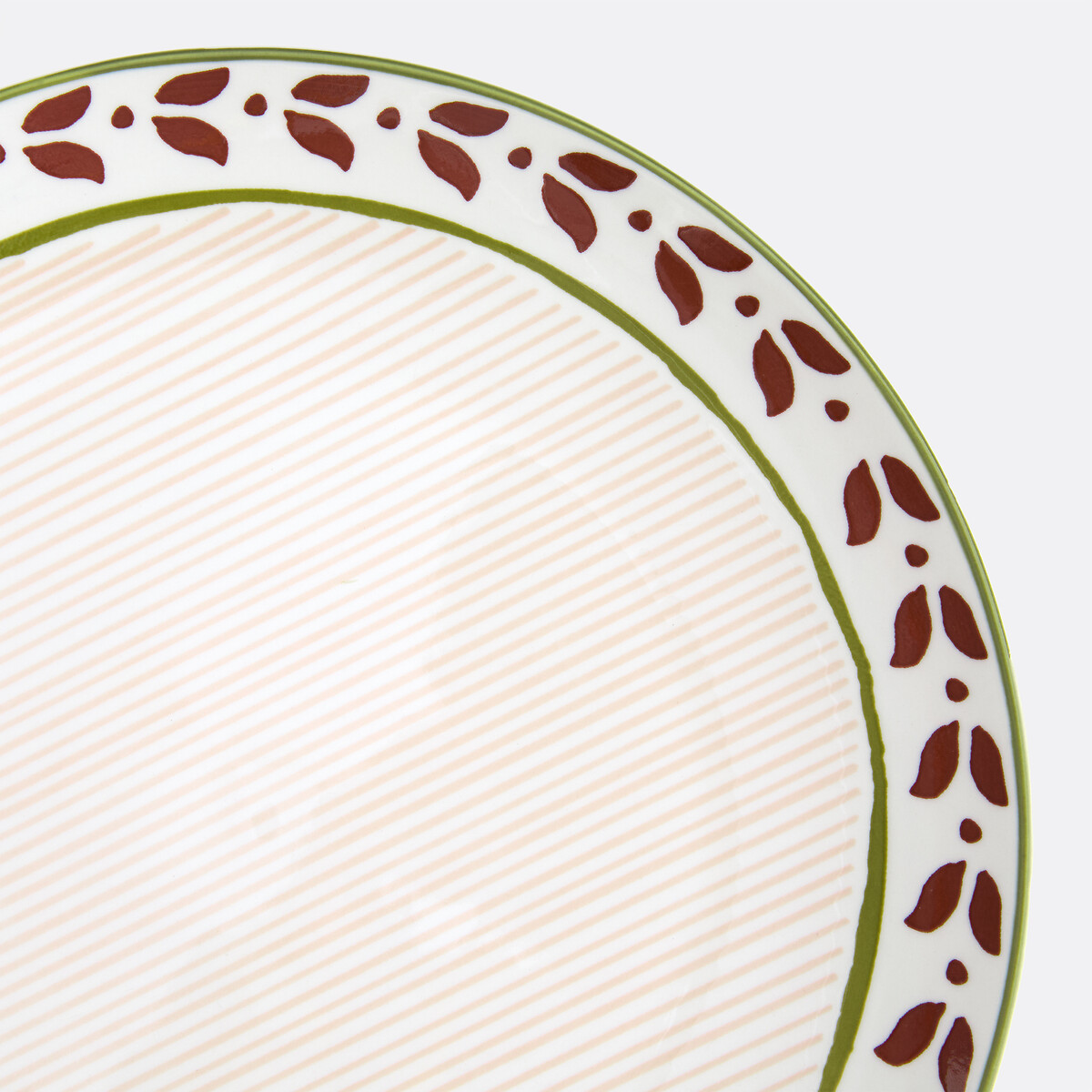 Service de table 18 pièces en porcelaine, FIGUE multicolore, LA REDOUTE INTERIEURS