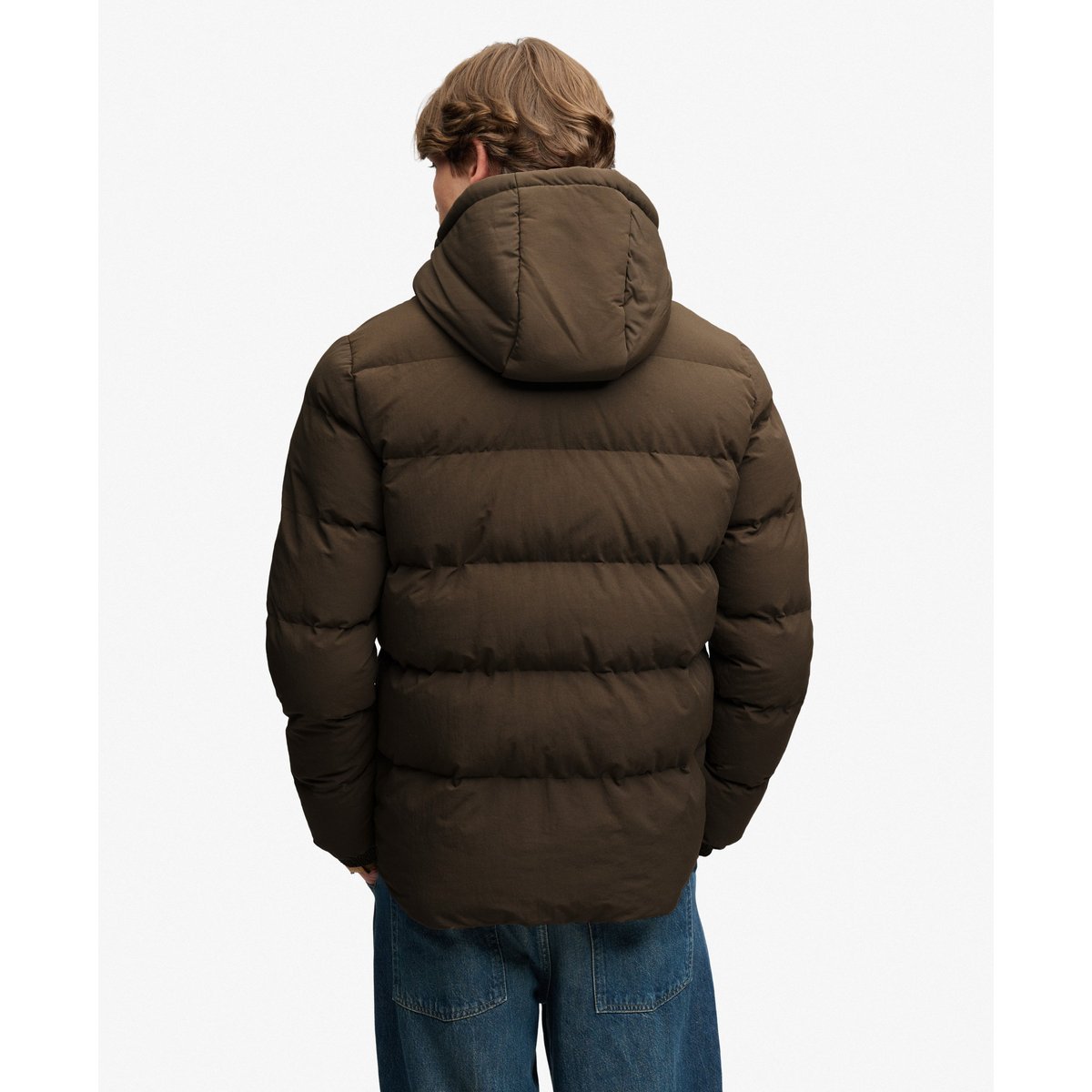 Doudoune Outdoor Everest noir ardoise, SUPERDRY