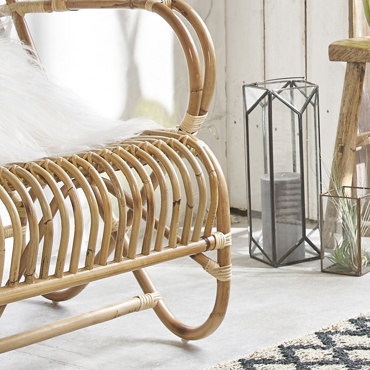 Fauteuil en rotin  PAOLA naturel, BERAH GETAH