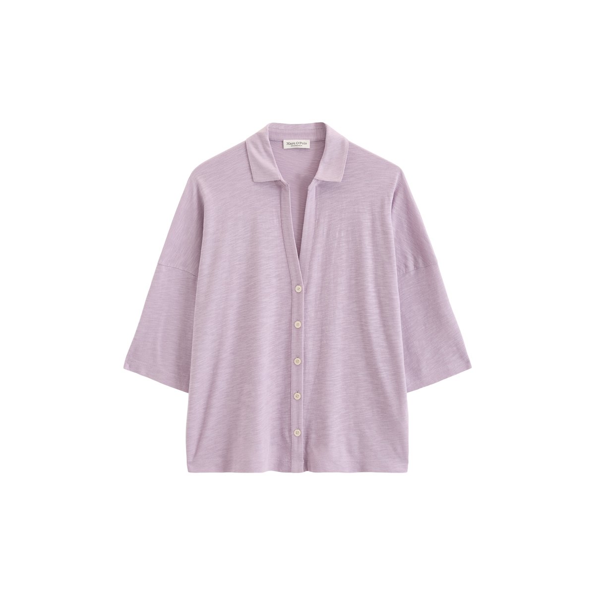 Blouse en jersey regular avec LENZING™ ECOVERO™ lilas, MARC O'POLO