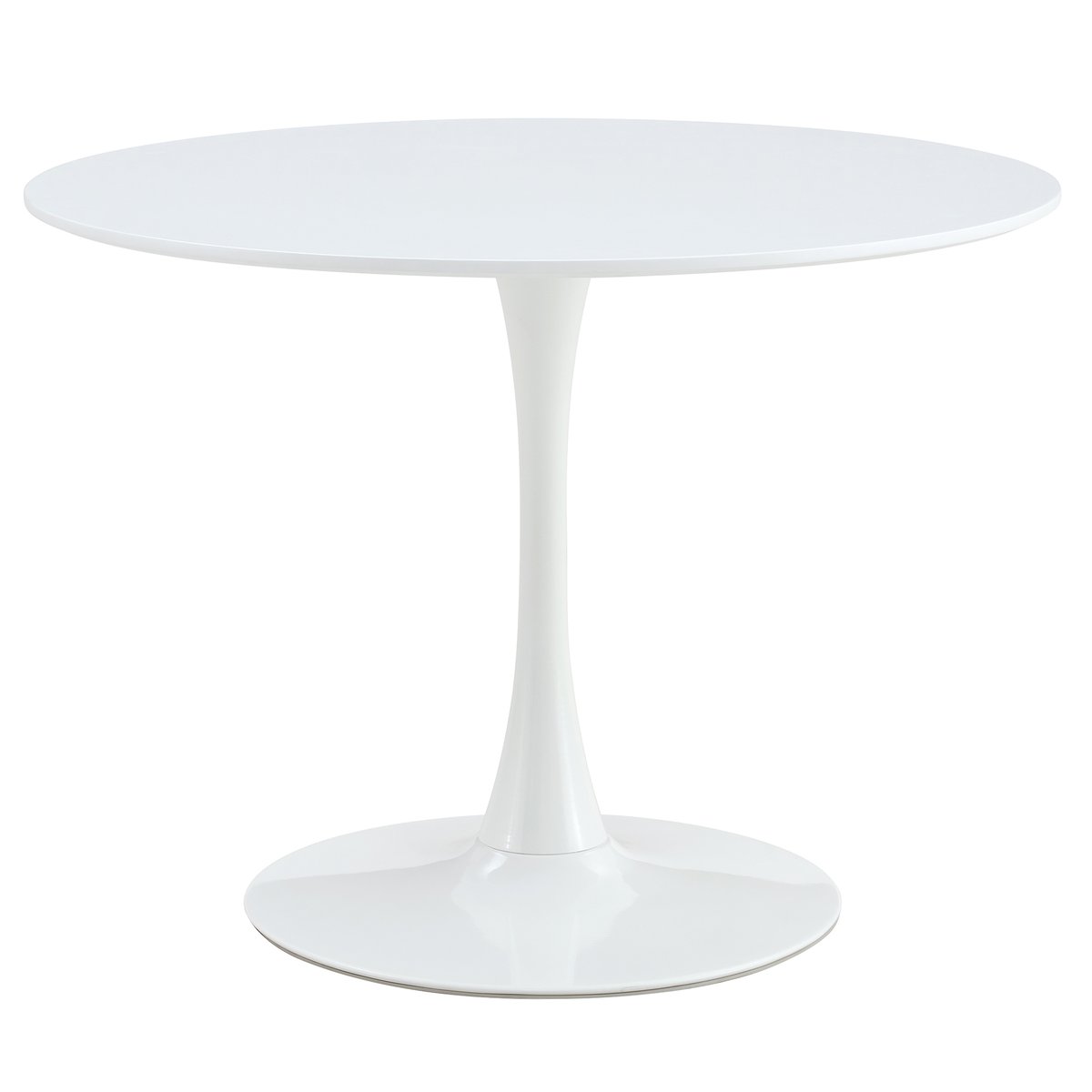 Table à manger Métal - DAYA blanc, KENAY