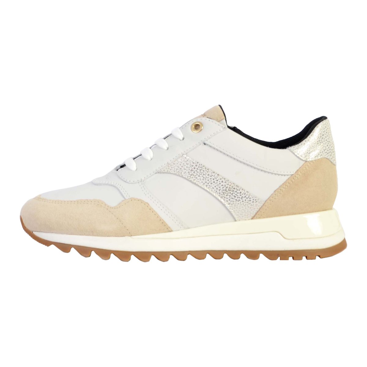 Baskets Tabelya blanc/champagne, GEOX