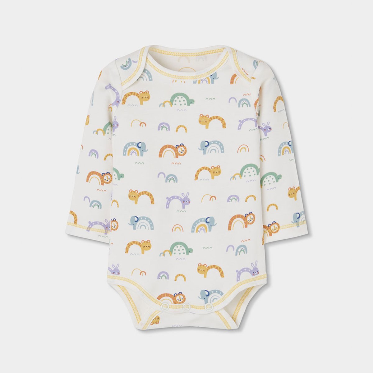 Lot 2 bodies bébé imprimé animaux multicolore, BOBOLI