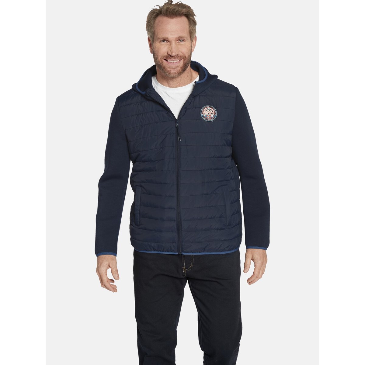 Veste NIKLAAS bleu foncé, JAN VANDERSTORM