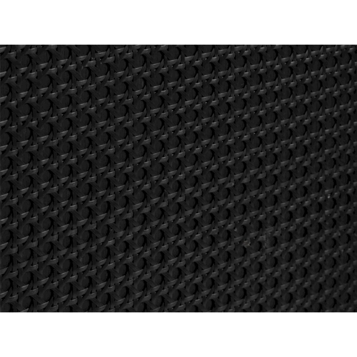 Buffet haut cannage MOGEST 2 portes noir mat, RECOLLECTION