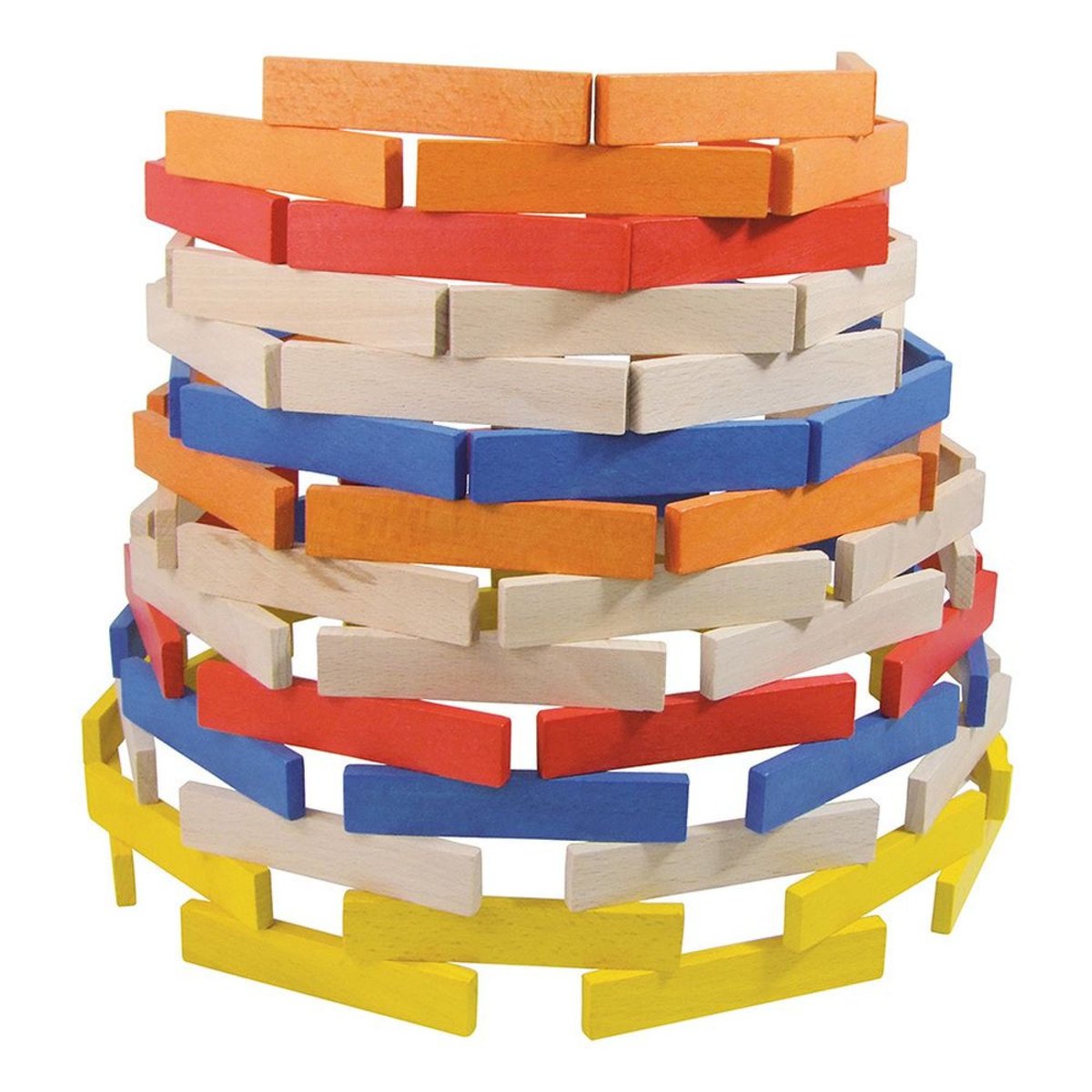 Batibloc couleur 100 planchettes rouge, VILAC