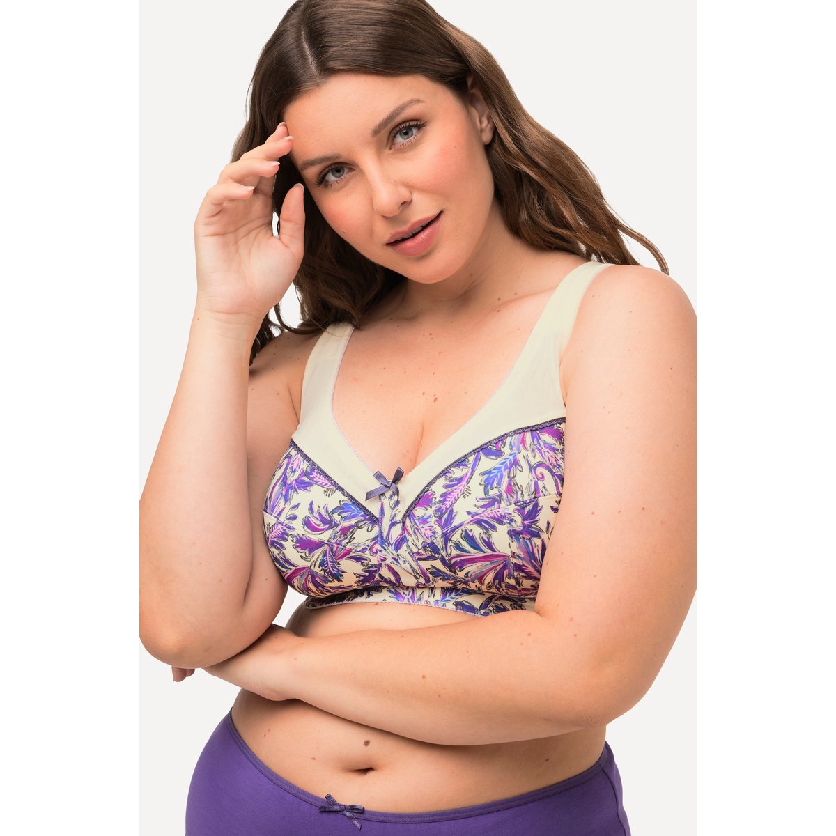 Soutien-gorge de maintien sans armatures blanc crème, ULLA POPKEN