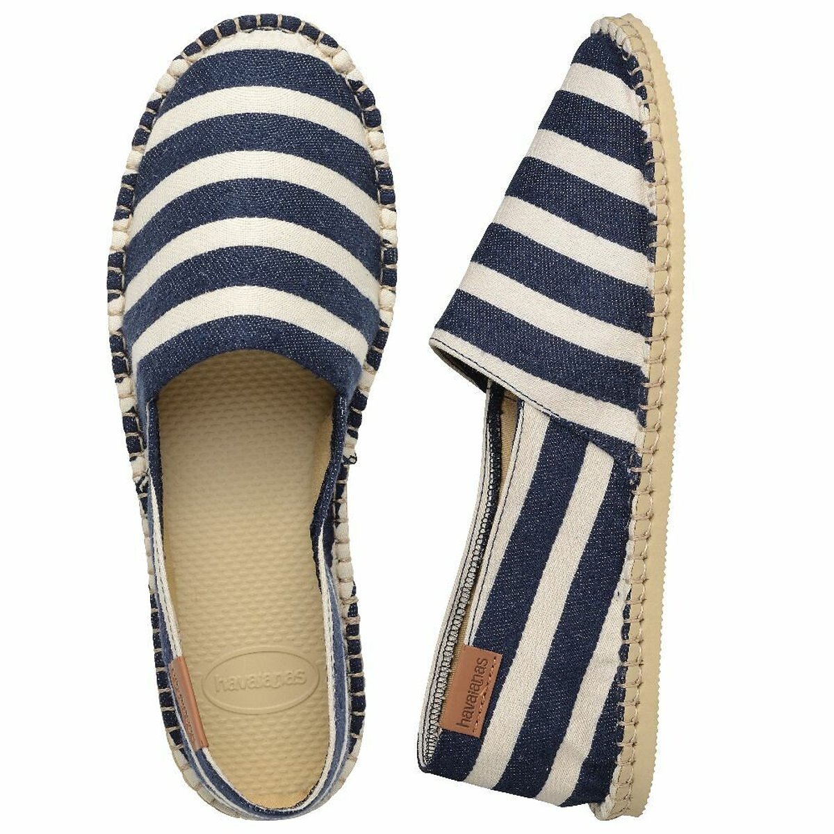 Espadrilles Origine IV bleu raye, HAVAIANAS