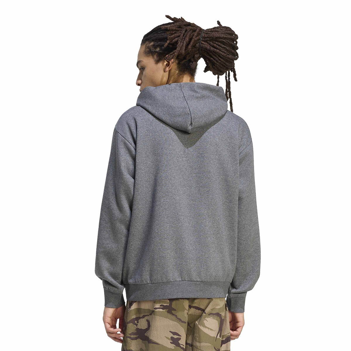 Sweat à capuche, CAMO gris foncé chiné, ADIDAS SPORTSWEAR