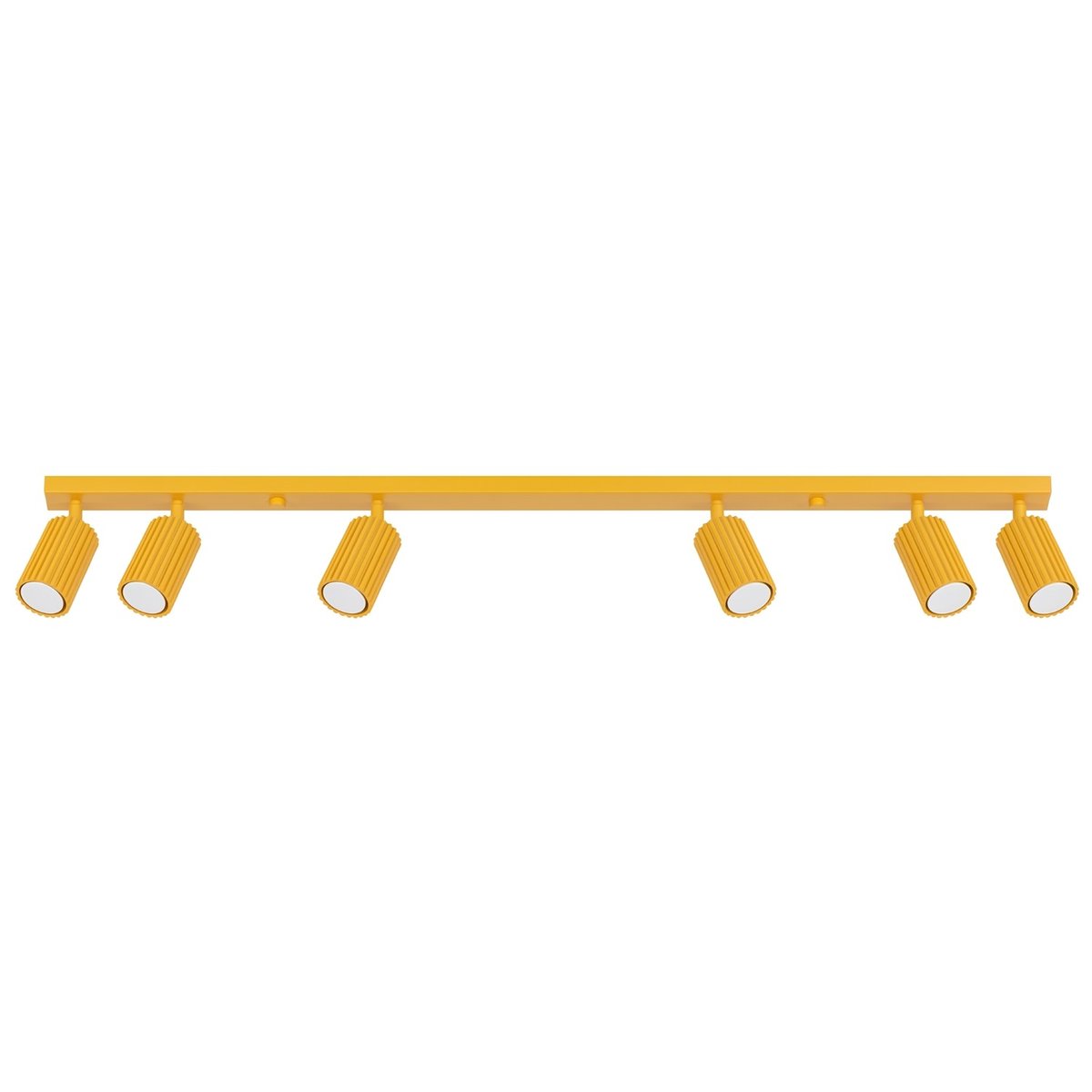 Plafonnier Aluminium Jaune GU10 6 Karbon jaune, EDEN
