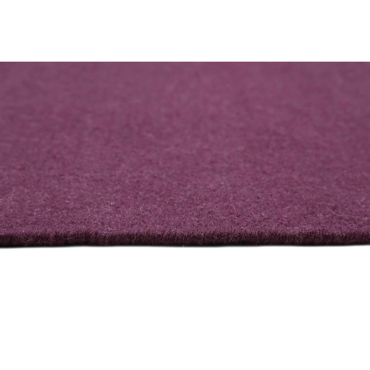 Tapis kilim tissé main velours chenille ,  MAYA KELIM 2.0 violet pourpre, ESPRIT
