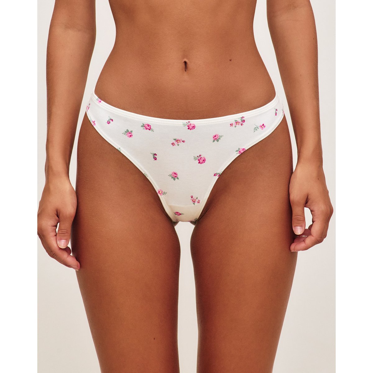 UNDIZ STRING TAOMIZ PRINTFLOWERIZ blanc casse, UNDIZ