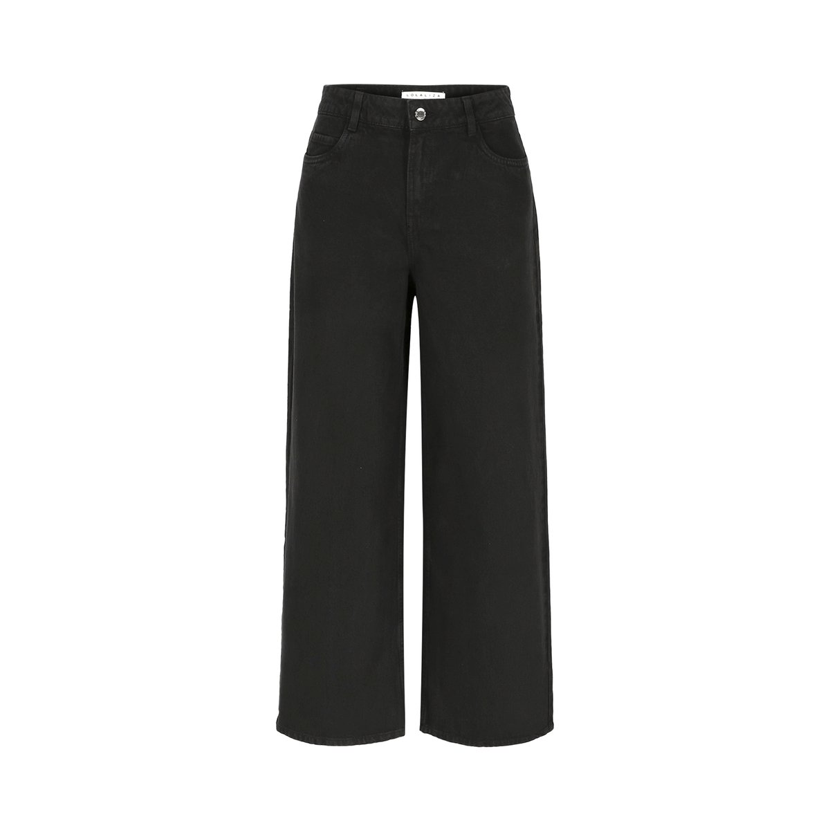 Jean super large taille haute black, LOLALIZA