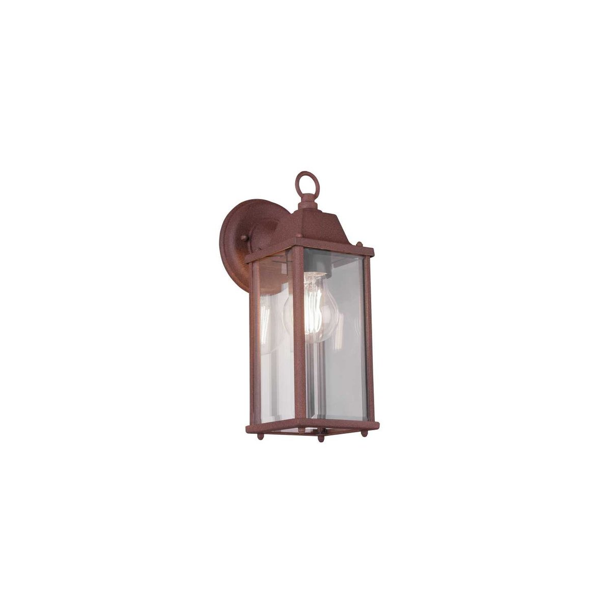 Applique outdoor vintage métal Olona rouille, TRIO
