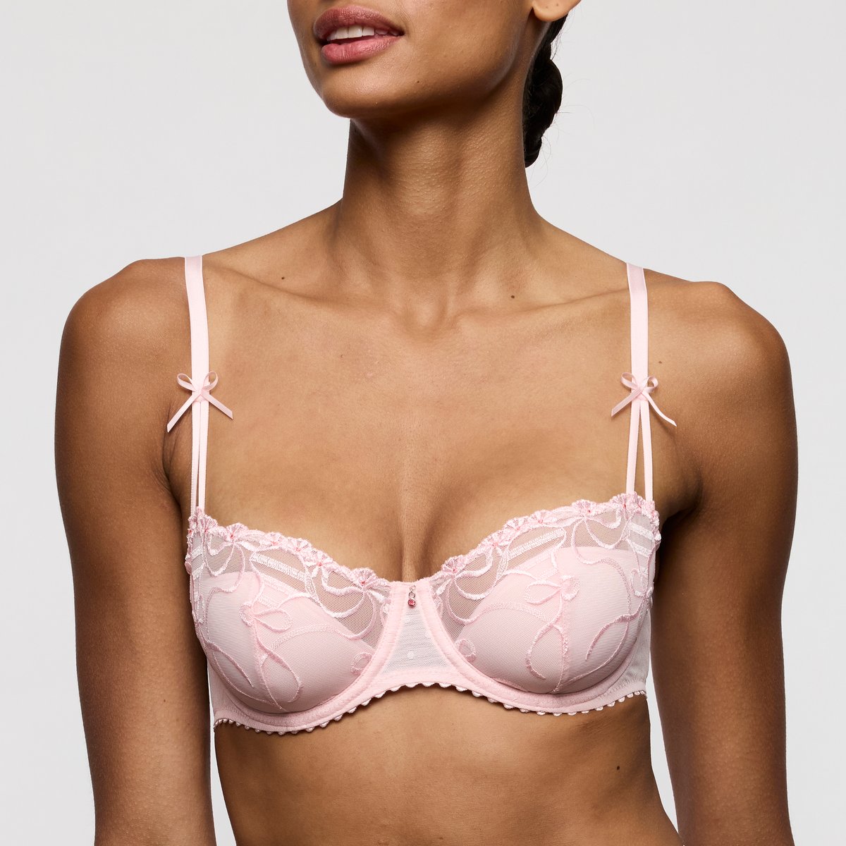 Soutien gorge balconnet demi-mousse NOOVA rose - gardenia rose, MARIE JO