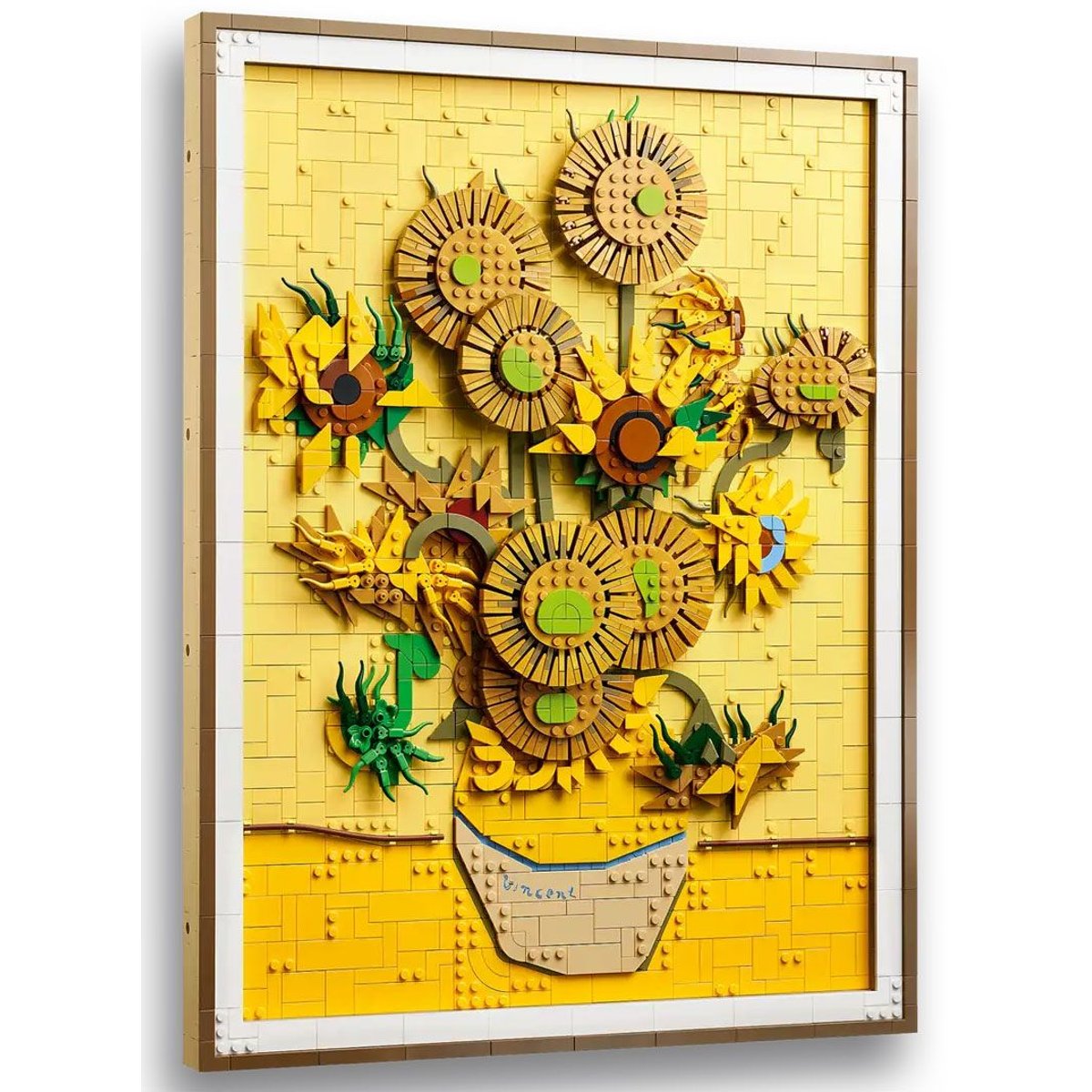 LEGO Art - Vincent van Gogh - Les Tournesols - 31215 : Créez un Chef-d'Oeuvre en Briques jaune, LEGO