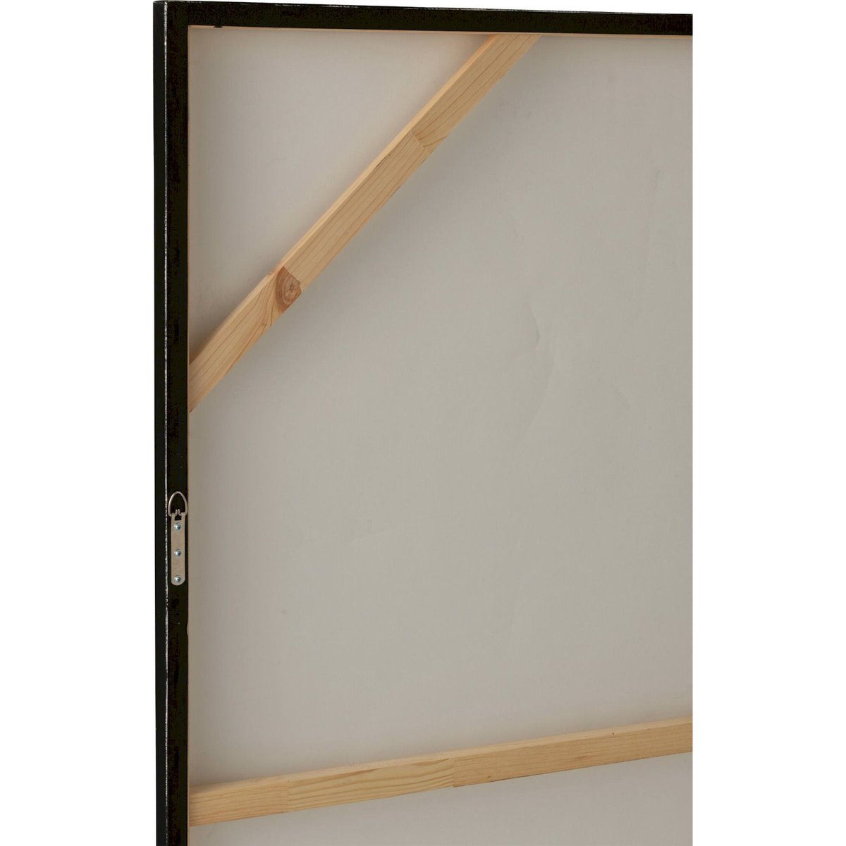 Tableau abstrait sur toile, Cadre bois de pin marron sombre, RECOLLECTION