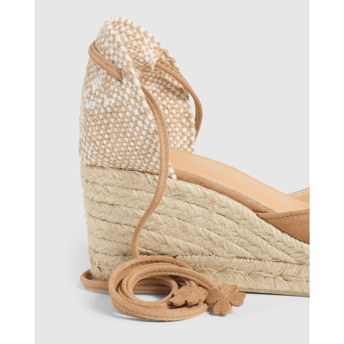 Bruna Canvas Wedge Espadrilles peach, CASTANER