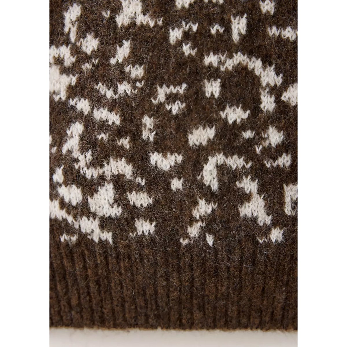 Pull-over en imprimé animal marron moyen, MANGO KIDS